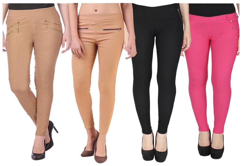 

RZLECORT Women Multi Straight fit Jegging
