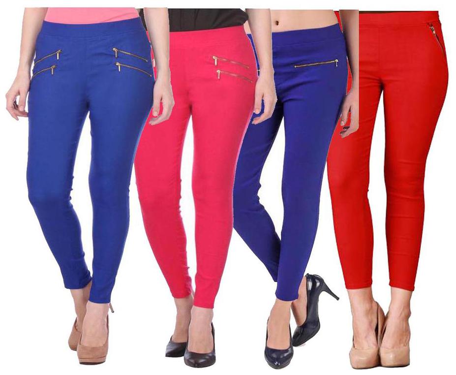 

RZLECORT Women Multi Straight fit Jegging
