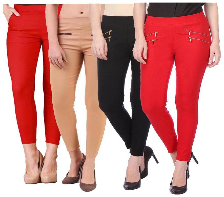 

RZLECORT Women Multi Straight fit Jegging