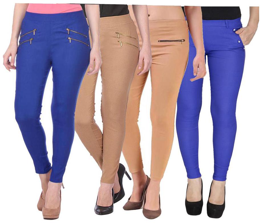 

RZLECORT Women Multi Straight fit Jegging