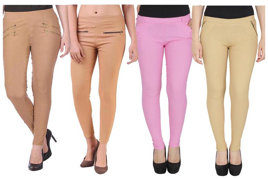 

RZLECORT Women Multi Straight fit Jegging