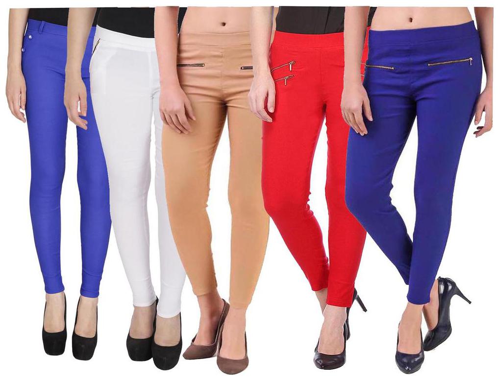 

RZLECORT Women Multi Straight fit Jegging
