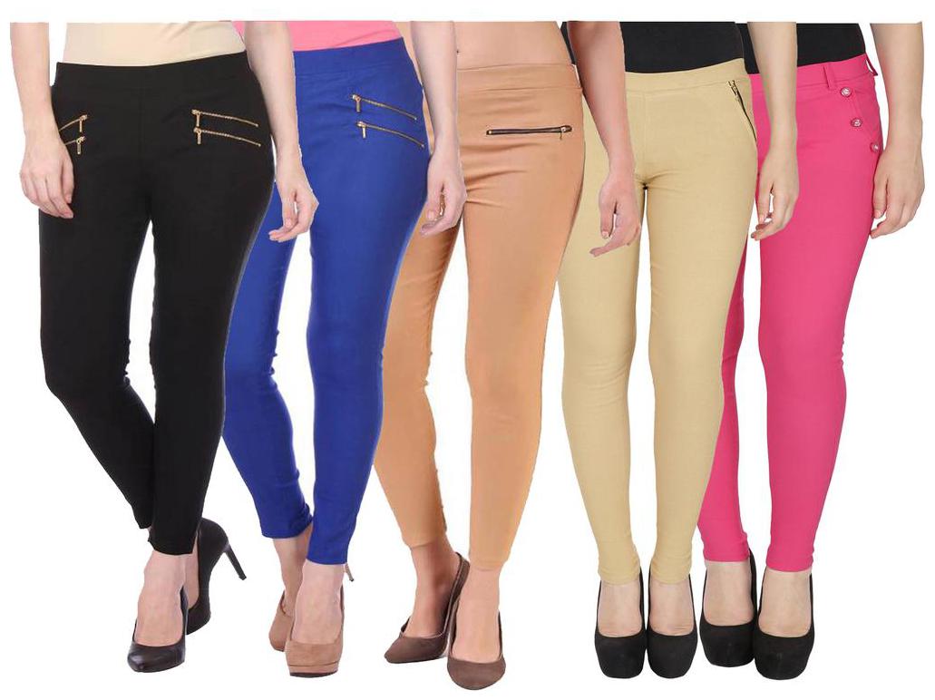 

RZLECORT Women Multi Straight fit Jegging