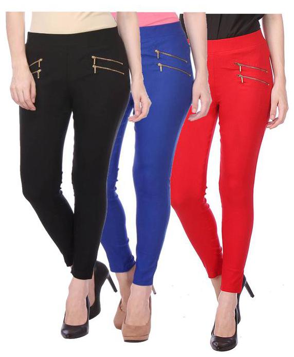

RZLECORT Women Multi Straight fit Jegging