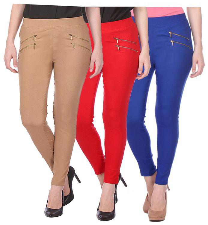 

RZLECORT Women Multi Straight fit Jegging