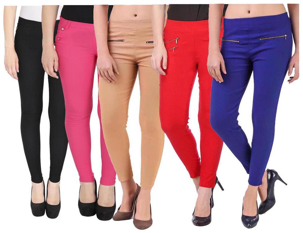 

RZLECORT Women Multi Straight fit Jegging