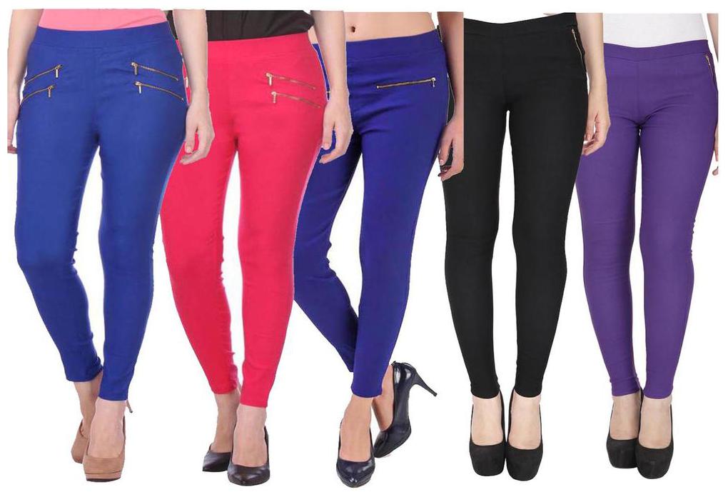

RZLECORT Women Multi Straight fit Jegging