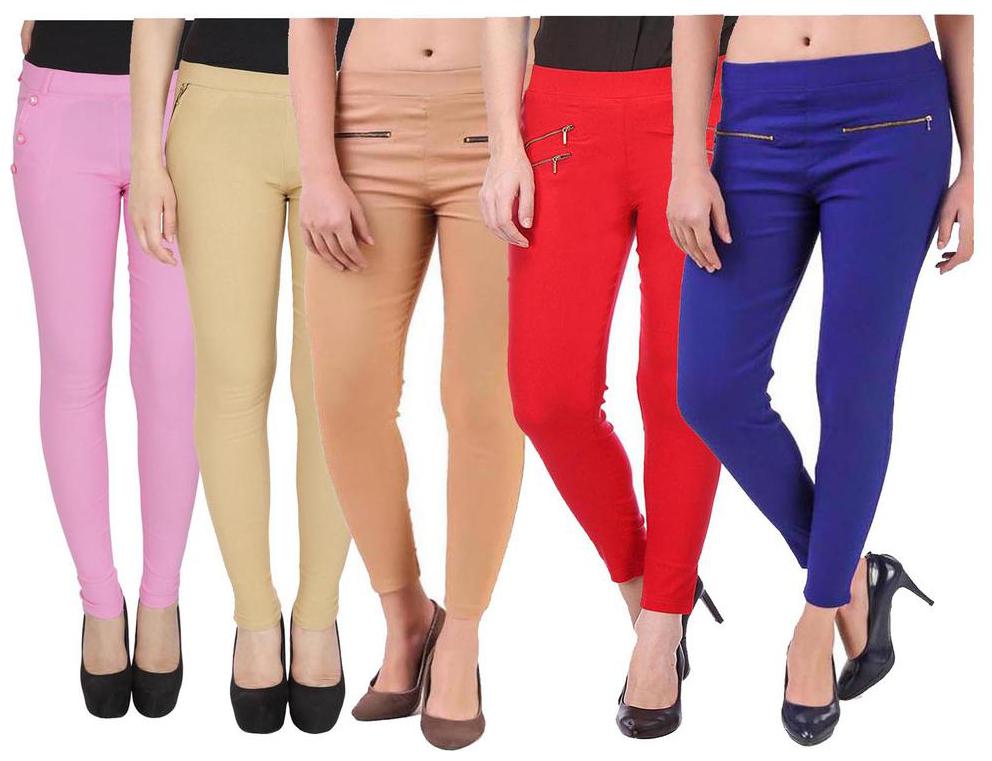 

RZLECORT Women Multi Straight fit Jegging