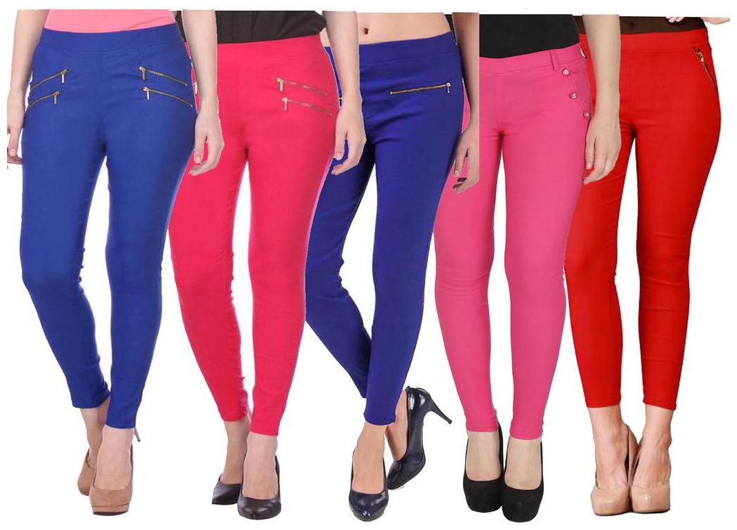 

RZLECORT Women Multi Straight fit Jegging