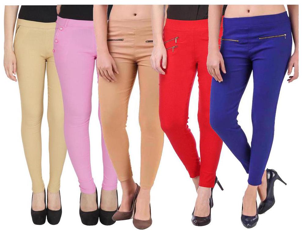 

RZLECORT Women Multi Straight fit Jegging