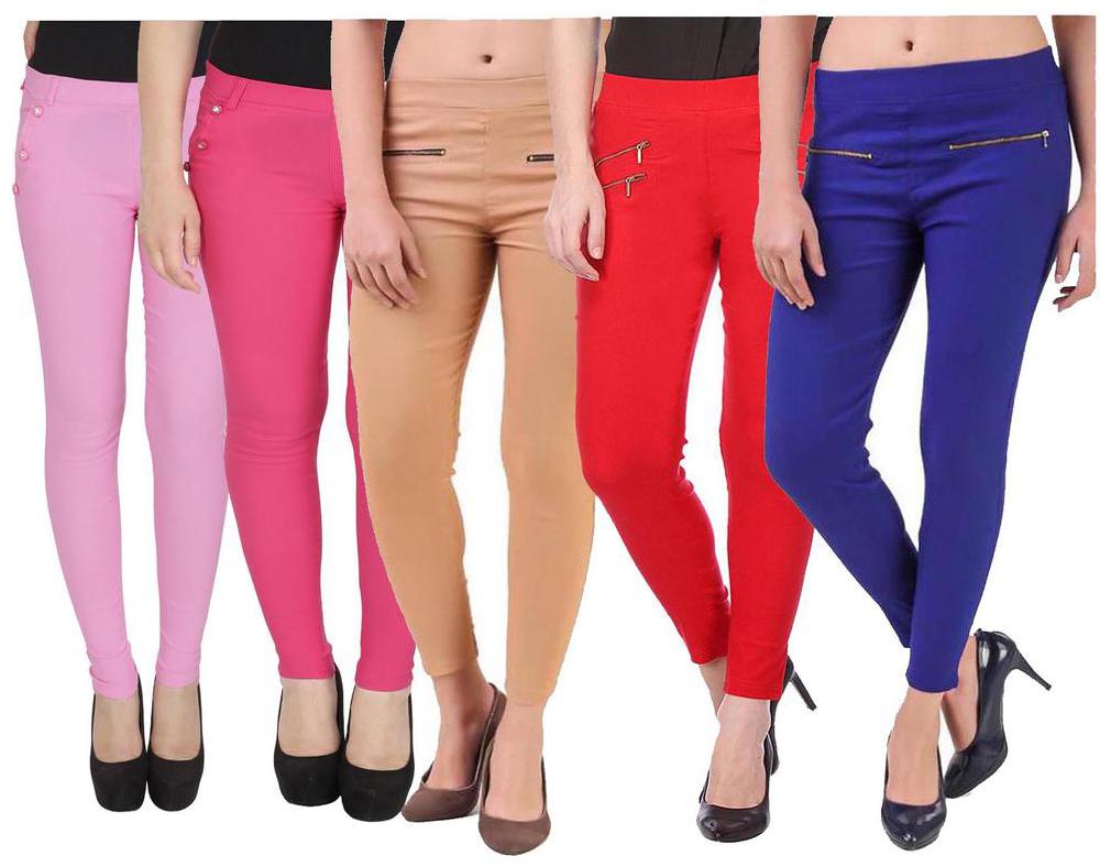 

RZLECORT Women Multi Straight fit Jegging