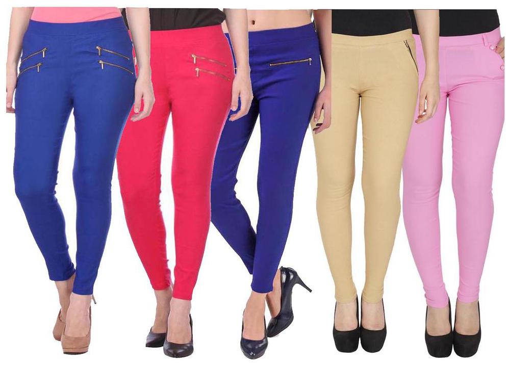 

RZLECORT Women Multi Straight fit Jegging
