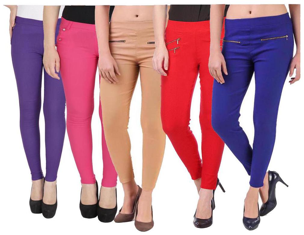 

RZLECORT Women Multi Straight fit Jegging