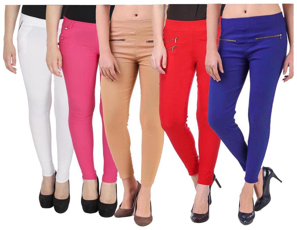 

RZLECORT Women Multi Straight fit Jegging