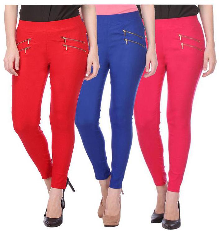 

RZLECORT Women Multi Straight fit Jegging
