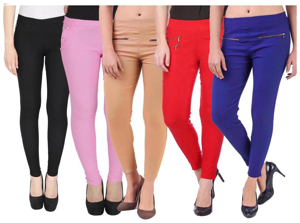 

RZLECORT Women Multi Straight fit Jegging