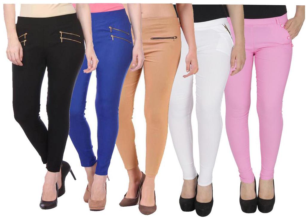 

RZLECORT Women Multi Straight fit Jegging