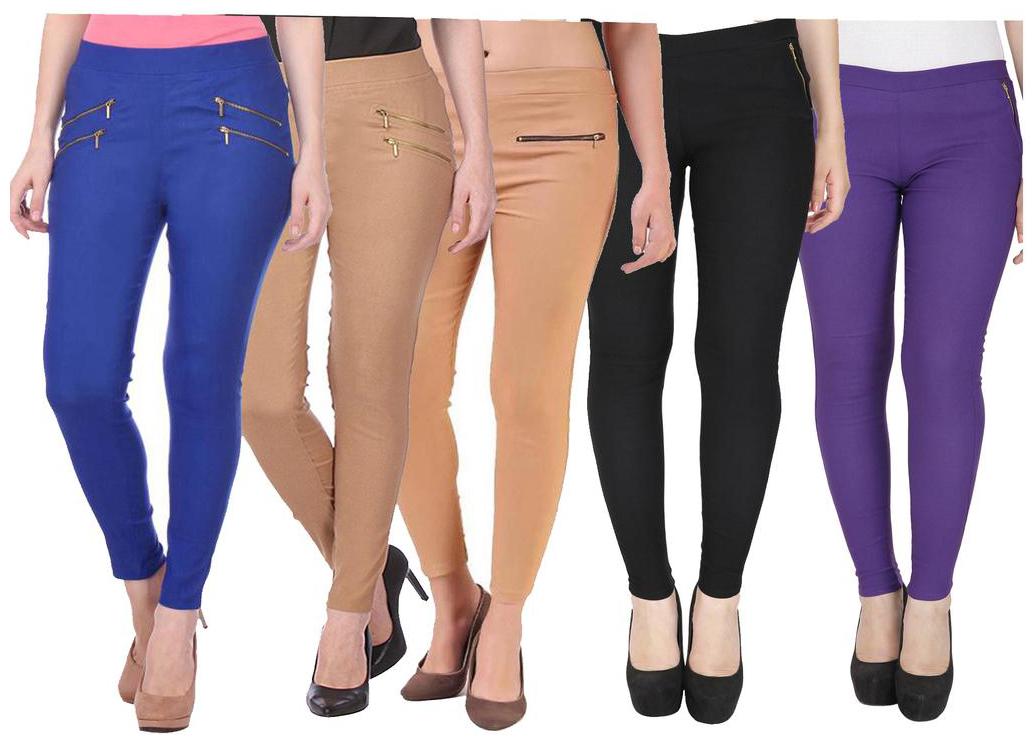 

RZLECORT Women Multi Straight fit Jegging