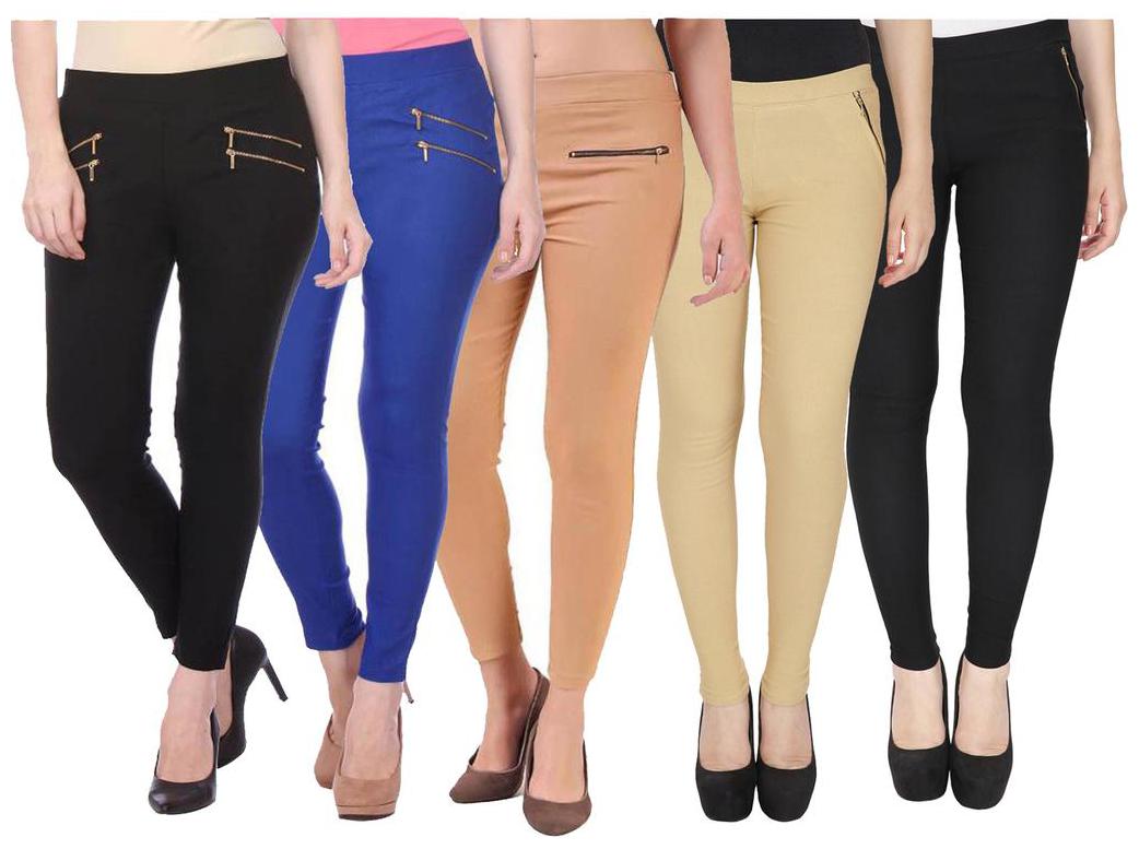 

RZLECORT Women Multi Straight fit Jegging