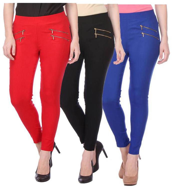 

RZLECORT Women Multi Straight fit Jegging
