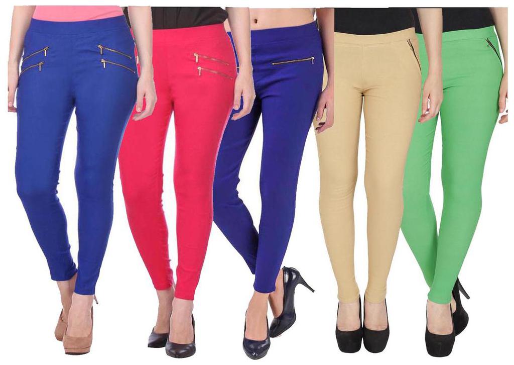 

RZLECORT Women Multi Straight fit Jegging