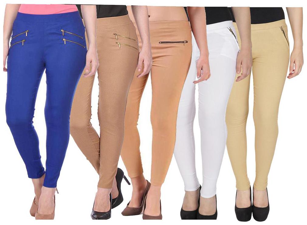 

RZLECORT Women Multi Straight fit Jegging