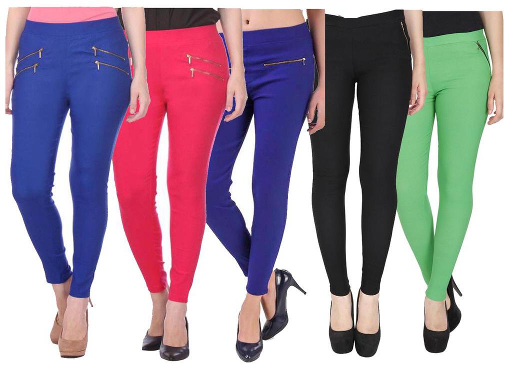 

RZLECORT Women Multi Straight fit Jegging