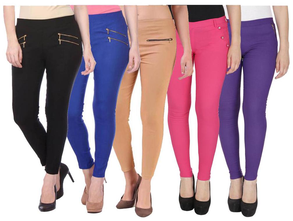 

RZLECORT Women Multi Straight fit Jegging