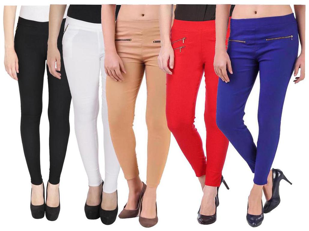 

RZLECORT Women Multi Straight fit Jegging