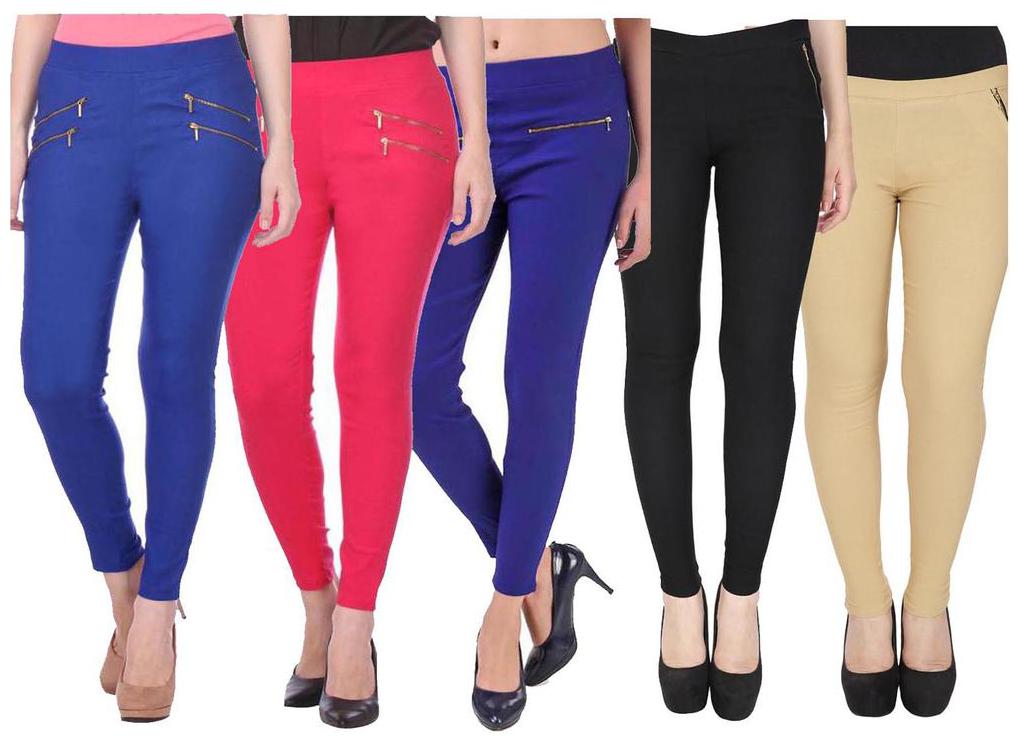 

RZLECORT Women Multi Straight fit Jegging