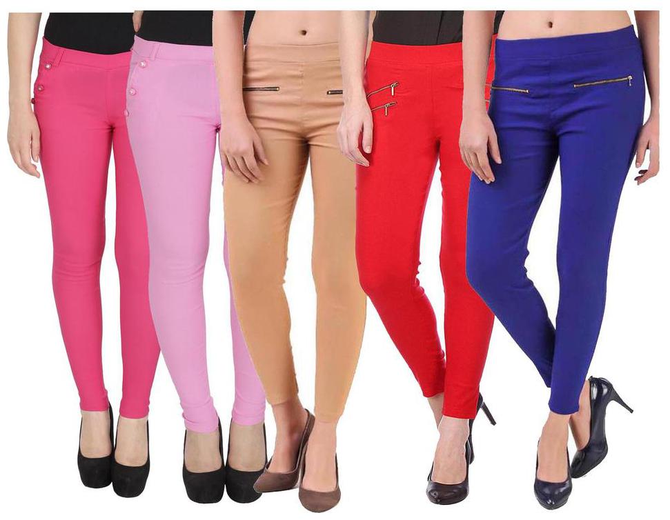 

RZLECORT Women Multi Straight fit Jegging