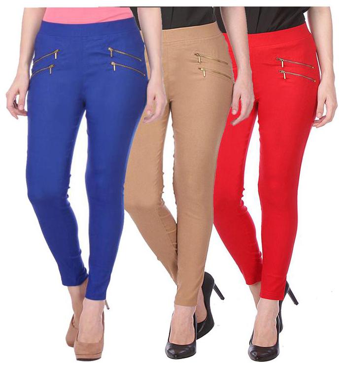 

RZLECORT Women Multi Straight fit Jegging