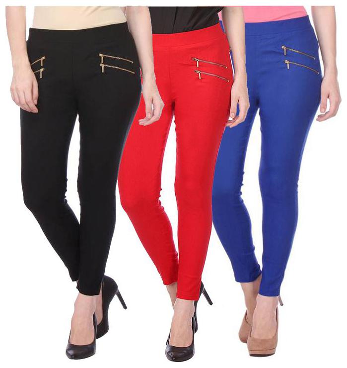

RZLECORT Women Multi Straight fit Jegging