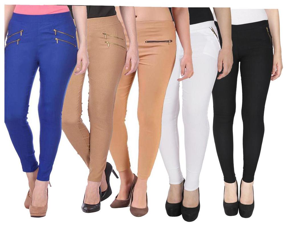 

RZLECORT Women Multi Straight fit Jegging