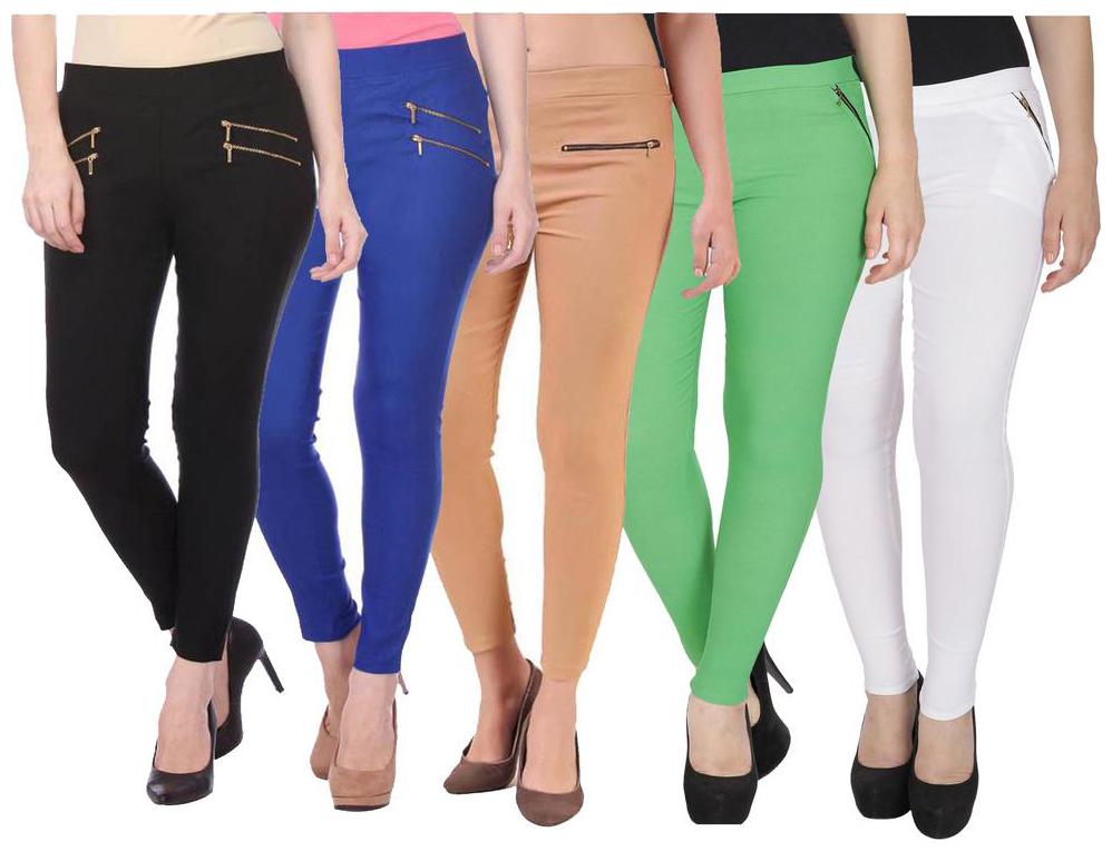 

RZLECORT Women Multi Straight fit Jegging