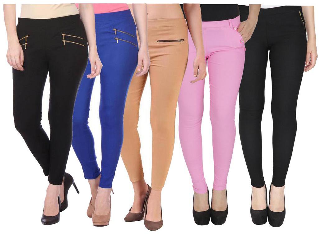

RZLECORT Women Multi Straight fit Jegging