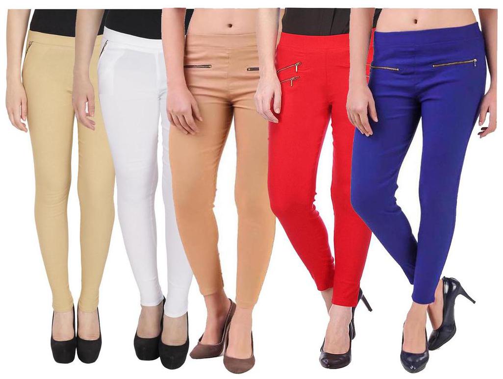 

RZLECORT Women Multi Straight fit Jegging