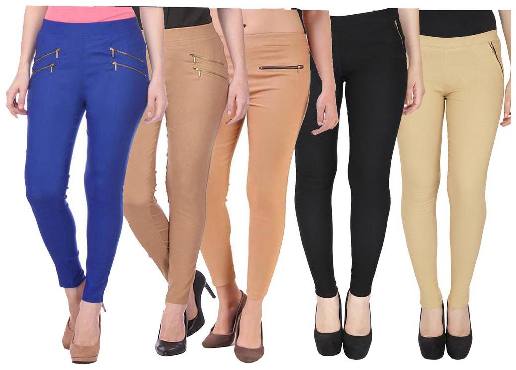 

RZLECORT Women Multi Straight fit Jegging