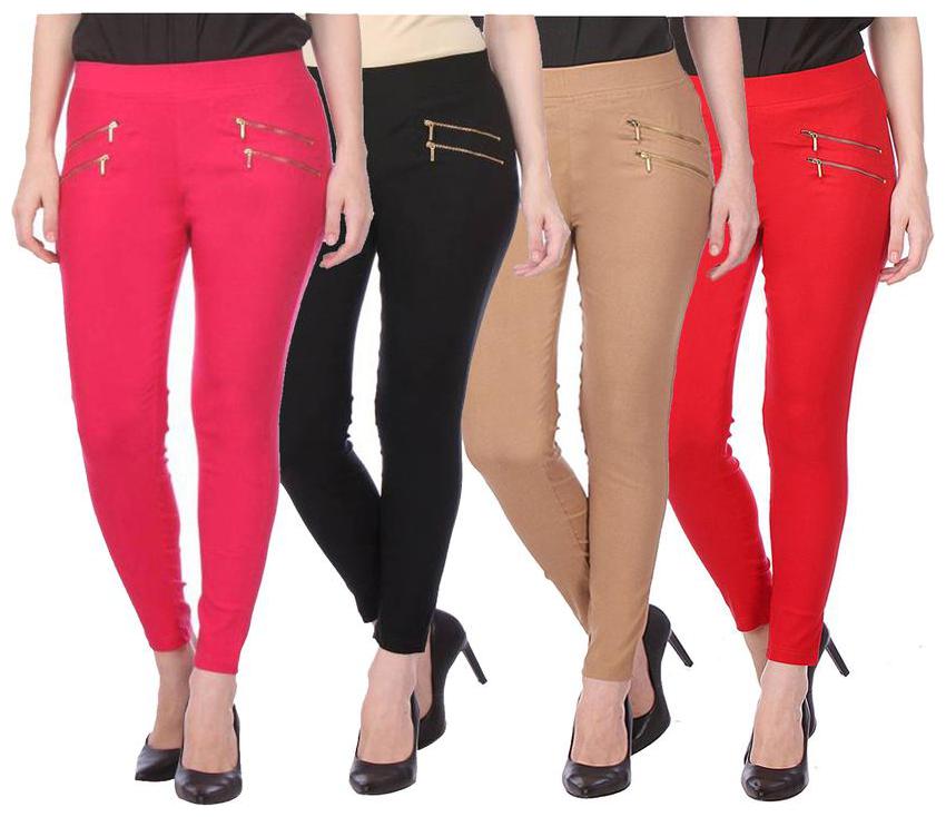 

RZLECORT Women Multi Straight fit Jegging