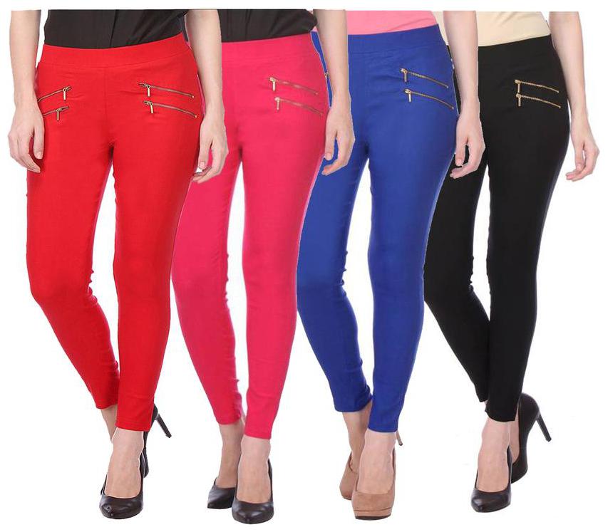 

RZLECORT Women Multi Straight fit Jegging