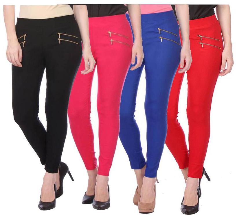 

RZLECORT Women Multi Straight fit Jegging