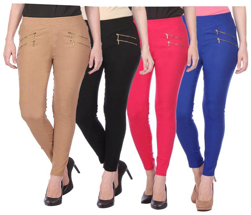

RZLECORT Women Multi Straight fit Jegging