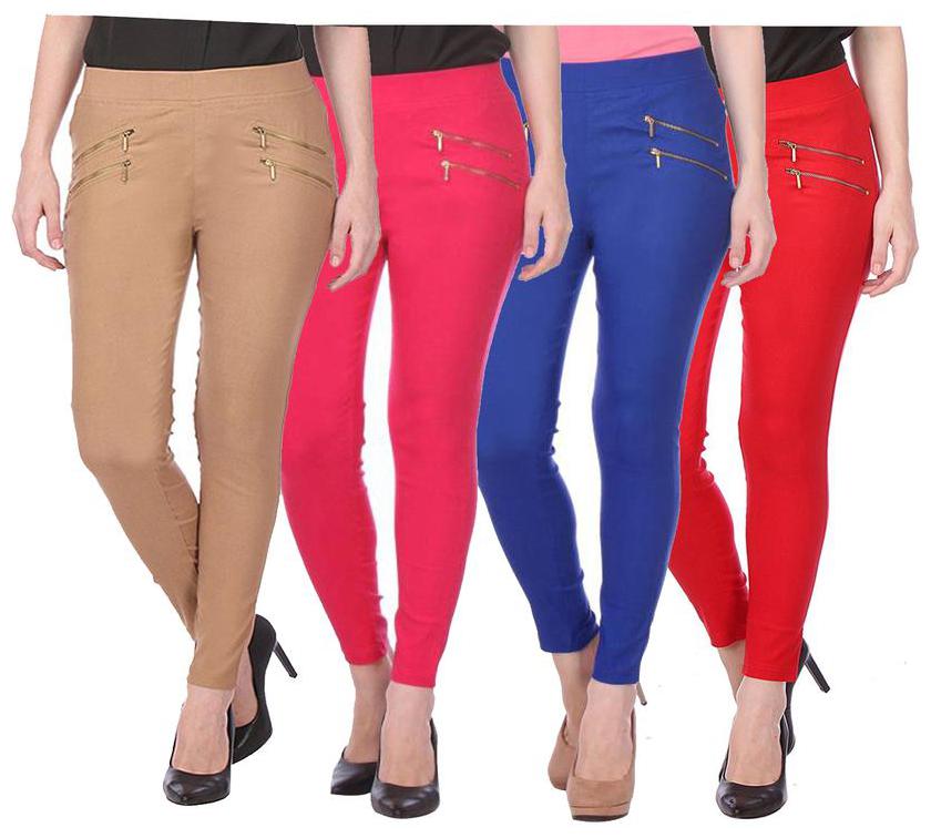 

RZLECORT Women Multi Straight fit Jegging