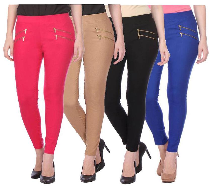 

RZLECORT Women Multi Straight fit Jegging