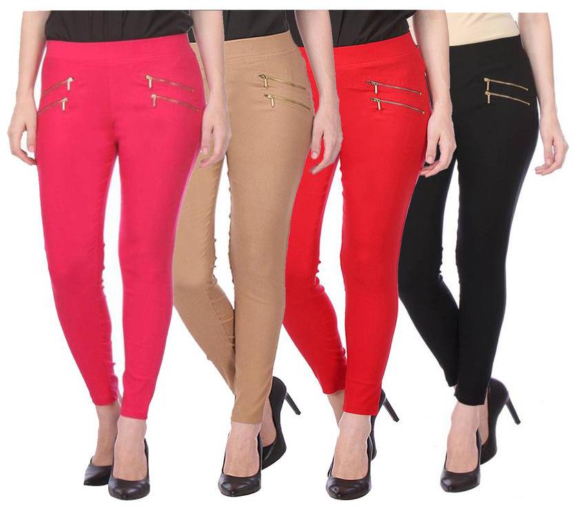 

RZLECORT Women Multi Straight fit Jegging