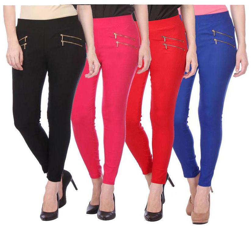 

RZLECORT Women Multi Straight fit Jegging