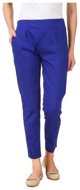 

RZLECORT Women Blue Regular fit Regular trousers