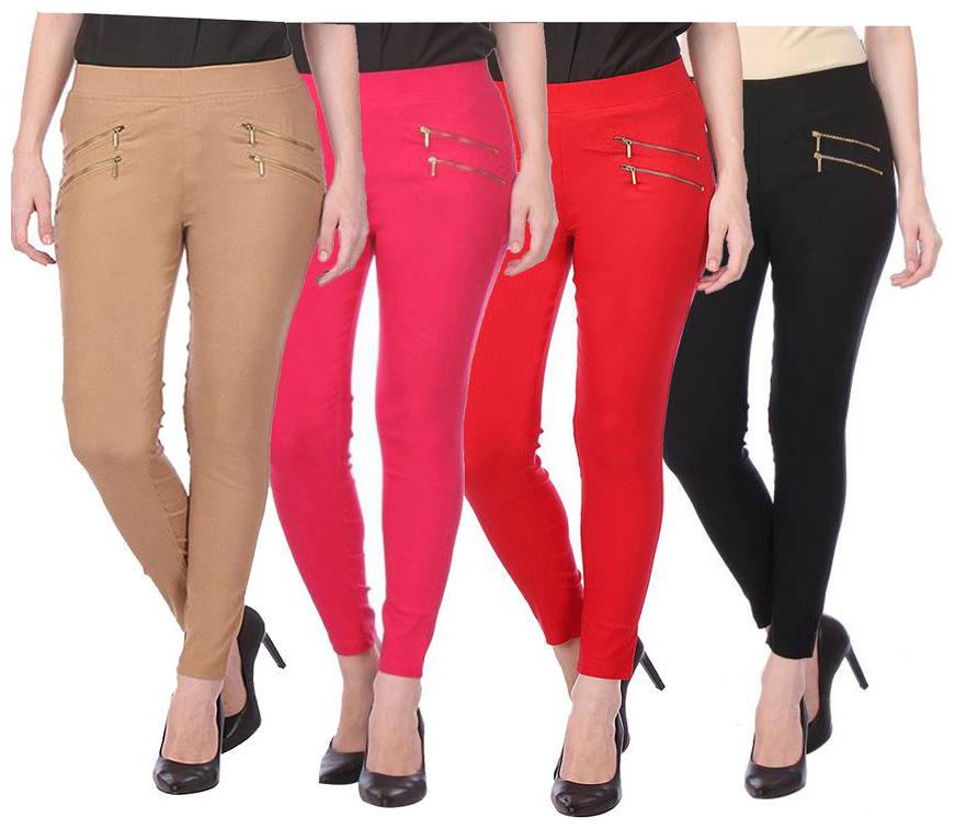 

RZLECORT Women Multi Straight fit Jegging