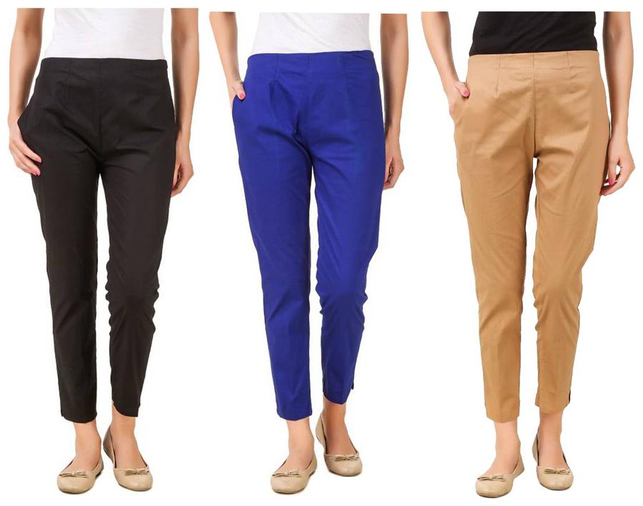 

RZLECORT Women Multi Regular fit Regular pants