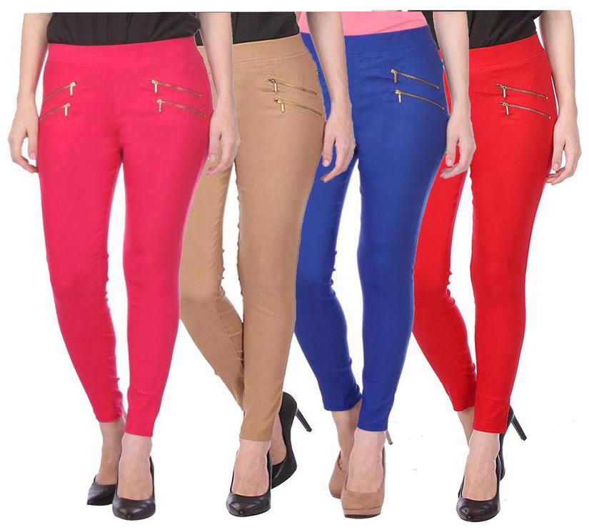 

RZLECORT Women Multi Straight fit Jegging